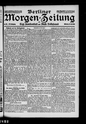 Berliner Morgen-Zeitung vom 20.07.1904