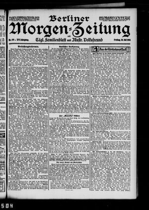 Berliner Morgen-Zeitung vom 22.07.1904