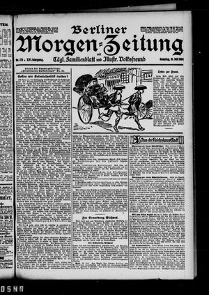 Berliner Morgen-Zeitung vom 31.07.1904