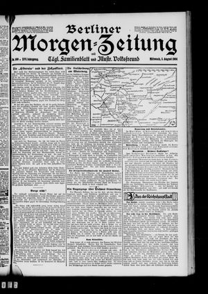 Berliner Morgen-Zeitung vom 03.08.1904