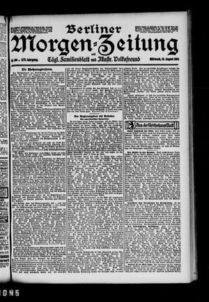 Berliner Morgen-Zeitung vom 10.08.1904