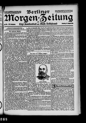 Berliner Morgen-Zeitung vom 14.08.1904