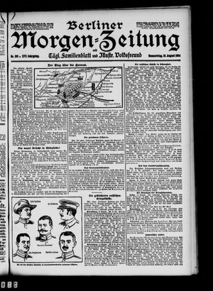 Berliner Morgen-Zeitung vom 18.08.1904
