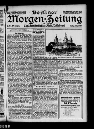 Berliner Morgen-Zeitung vom 21.08.1904