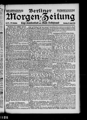 Berliner Morgen-Zeitung vom 23.08.1904