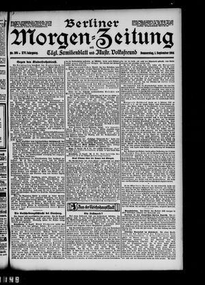 Berliner Morgen-Zeitung vom 01.09.1904