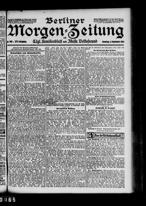 Berliner Morgen-Zeitung vom 04.09.1904