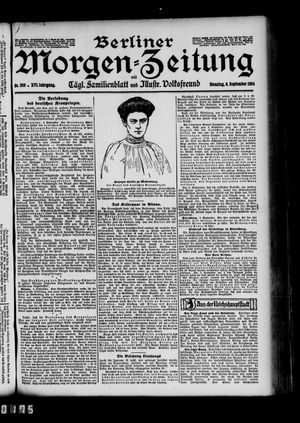 Berliner Morgen-Zeitung vom 06.09.1904