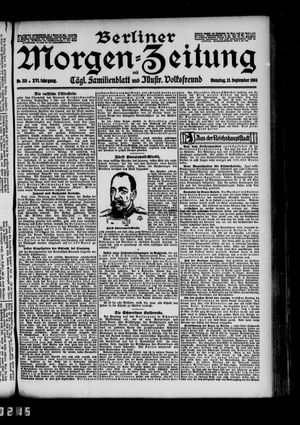 Berliner Morgen-Zeitung vom 13.09.1904