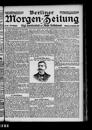 Berliner Morgen-Zeitung vom 21.09.1904