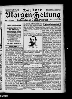 Berliner Morgen-Zeitung vom 28.09.1904
