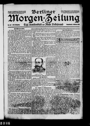 Berliner Morgen-Zeitung vom 01.10.1904