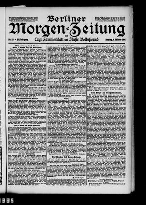 Berliner Morgen-Zeitung vom 04.10.1904
