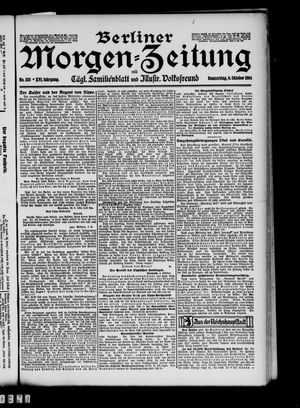 Berliner Morgen-Zeitung vom 06.10.1904