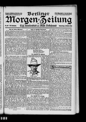 Berliner Morgen-Zeitung vom 13.10.1904