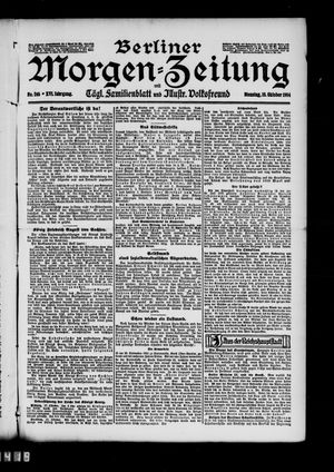 Berliner Morgen-Zeitung vom 18.10.1904