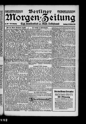 Berliner Morgen-Zeitung vom 23.10.1904