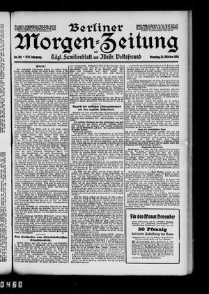 Berliner Morgen-Zeitung vom 25.10.1904
