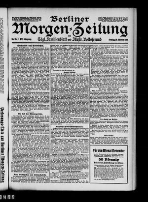 Berliner Morgen-Zeitung vom 28.10.1904