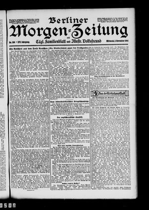 Berliner Morgen-Zeitung vom 02.11.1904