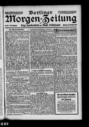 Berliner Morgen-Zeitung vom 23.11.1904