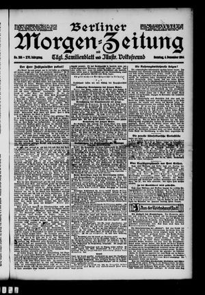 Berliner Morgen-Zeitung vom 04.12.1904