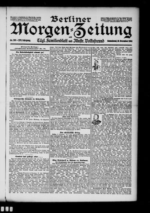Berliner Morgen-Zeitung vom 10.12.1904