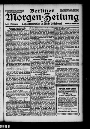 Berliner Morgen-Zeitung vom 21.12.1904