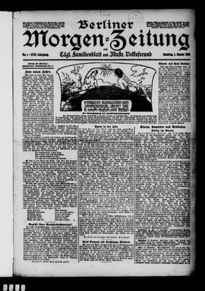 Berliner Morgen-Zeitung vom 01.01.1905