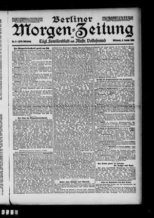 Berliner Morgen-Zeitung vom 11.01.1905