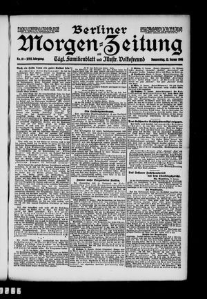 Berliner Morgen-Zeitung vom 12.01.1905