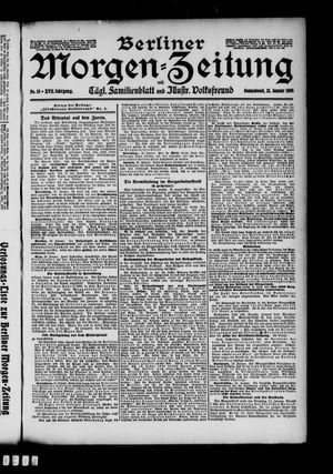 Berliner Morgen-Zeitung vom 21.01.1905