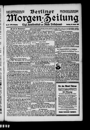 Berliner Morgen-Zeitung vom 22.01.1905
