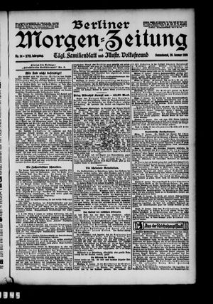 Berliner Morgen-Zeitung vom 28.01.1905