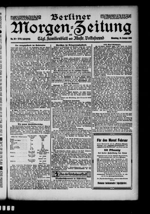 Berliner Morgen-Zeitung vom 31.01.1905
