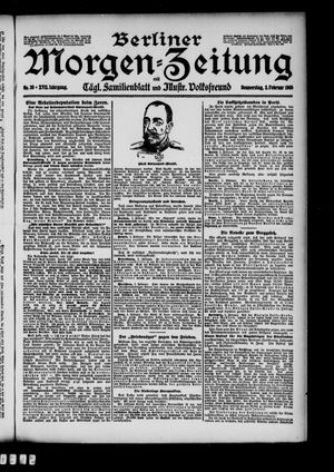 Berliner Morgen-Zeitung vom 02.02.1905