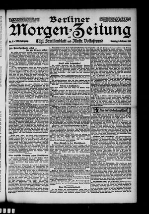 Berliner Morgen-Zeitung vom 05.02.1905