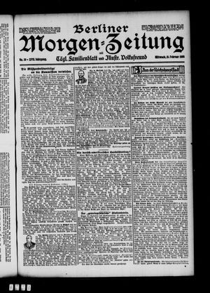 Berliner Morgen-Zeitung vom 15.02.1905