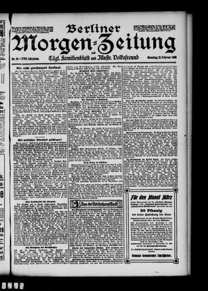 Berliner Morgen-Zeitung vom 21.02.1905