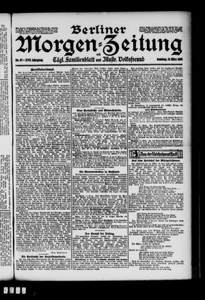 Berliner Morgen-Zeitung vom 19.03.1905