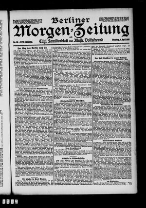 Berliner Morgen-Zeitung vom 04.04.1905