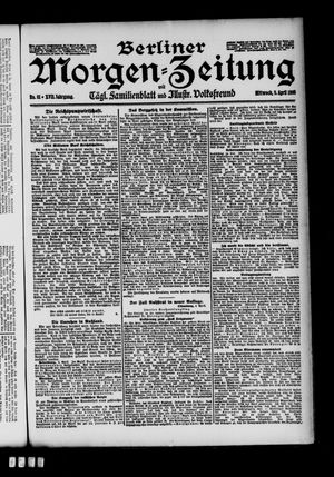 Berliner Morgen-Zeitung vom 05.04.1905