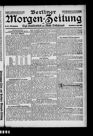 Berliner Morgen-Zeitung vom 15.04.1905