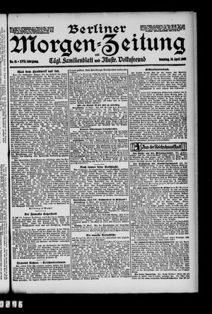Berliner Morgen-Zeitung vom 16.04.1905