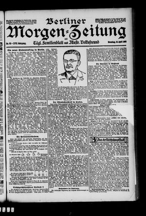 Berliner Morgen-Zeitung vom 18.04.1905