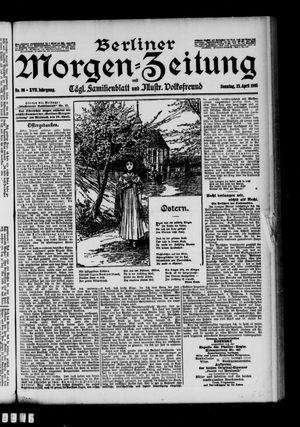 Berliner Morgen-Zeitung vom 23.04.1905