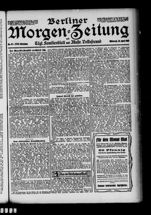 Berliner Morgen-Zeitung vom 26.04.1905