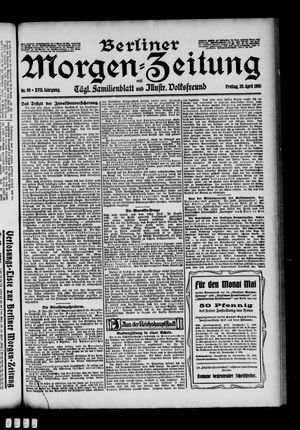 Berliner Morgen-Zeitung vom 28.04.1905