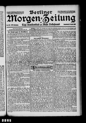 Berliner Morgen-Zeitung vom 29.04.1905