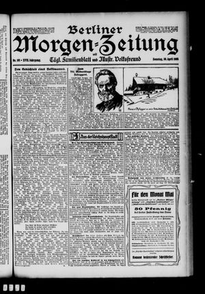 Berliner Morgen-Zeitung vom 30.04.1905